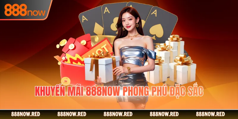Khuyến mãi 888NOW phong phú đặc sắc